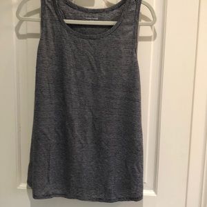 Excellent condition Eileen Fisher linen racer back striped tank